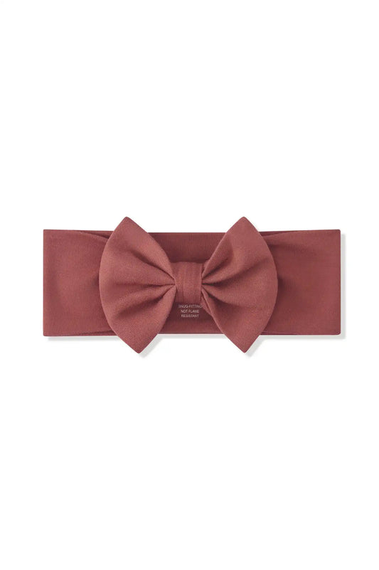 Bow Headband in Ember