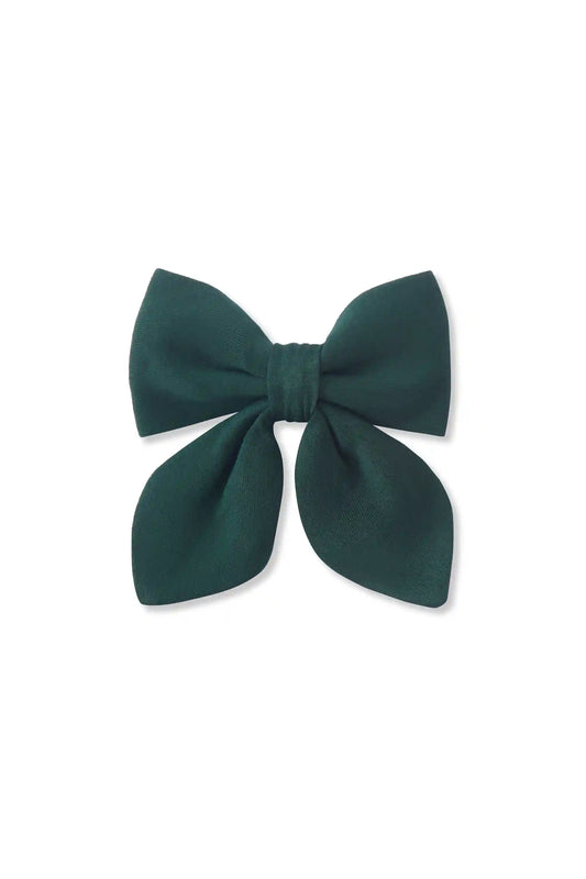 Medium Alligator Clip Bow in Cypress