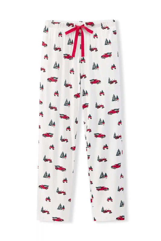 Men's Lounge Pants in Holiday Tree Farm