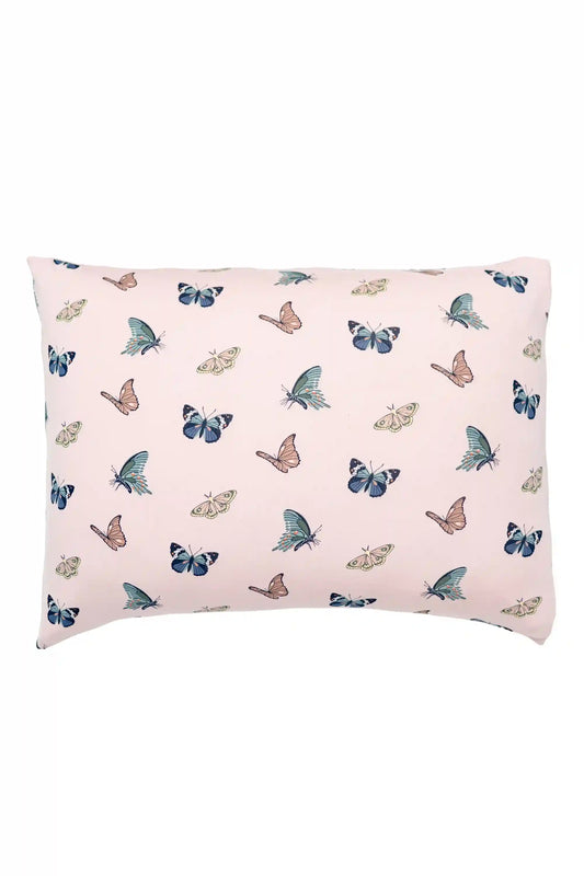 Standard Pillowcase in Blush Butterfly