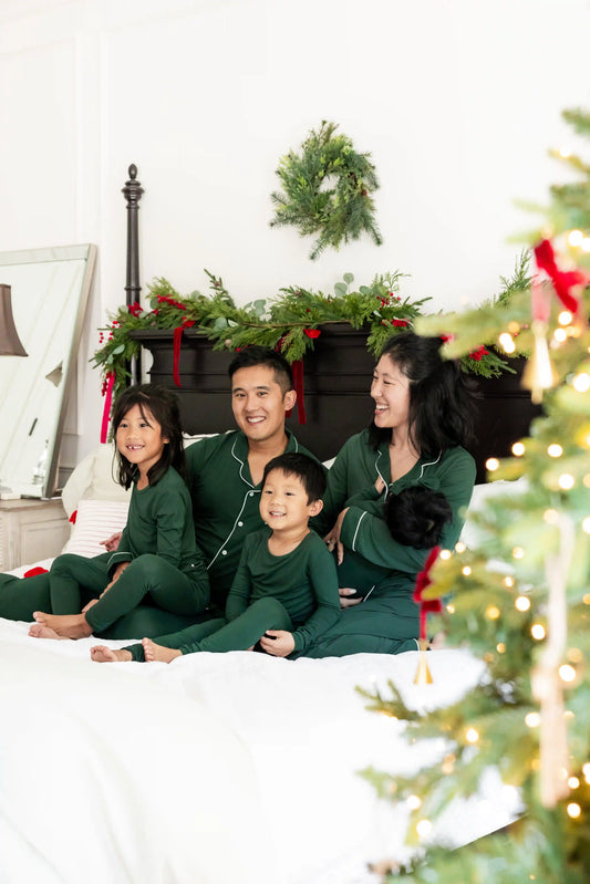 Men's Long Sleeve Pajama Set in Cypress