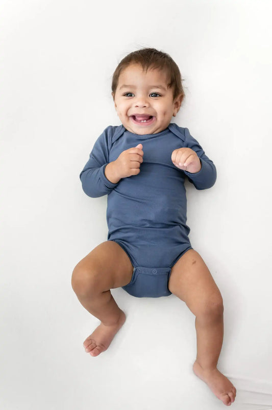 Long Sleeve Bodysuit in Oxford
