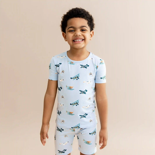 Short Sleeve Pajamas in Take Off