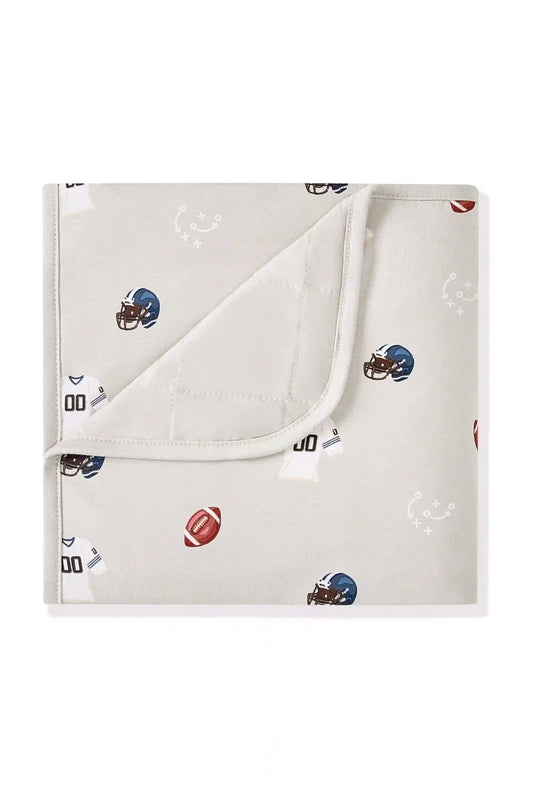 Baby Blanket in Vintage Football 1.0