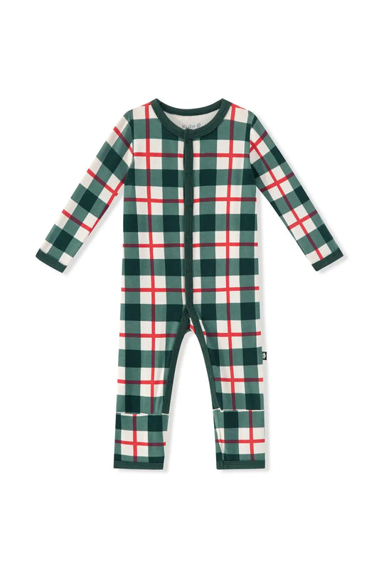 Romper in Holiday Plaid