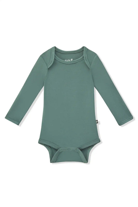Long Sleeve Bodysuit in Pine