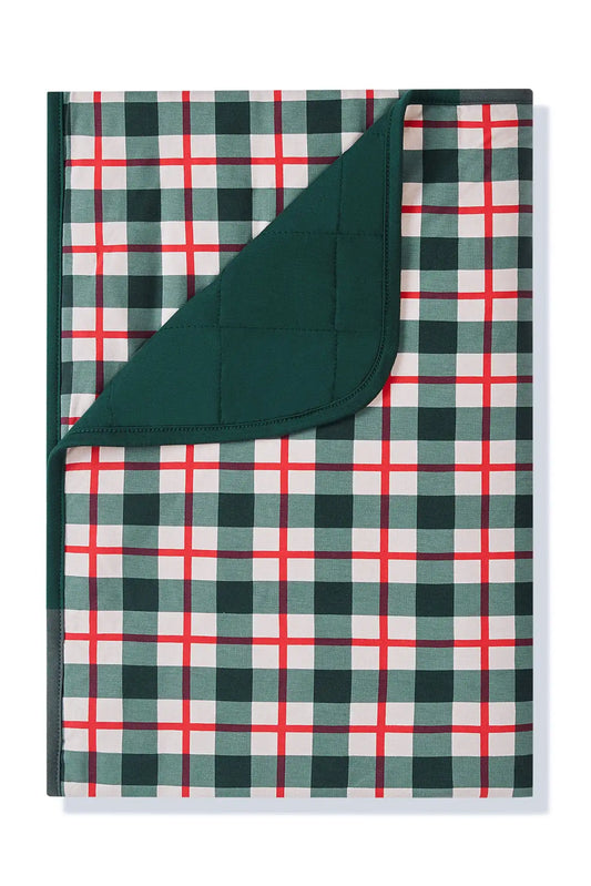 Toddler Blanket in Holiday Plaid 1.0