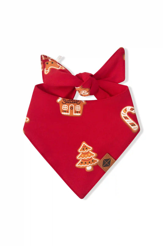 Dog Bandana in Gingerbread