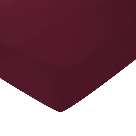 Crib Sheet in Burgundy