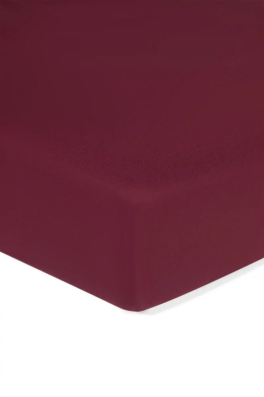 Twin Sheet in Burgundy