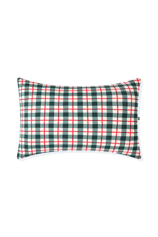 Standard Pillowcase in Holiday Plaid