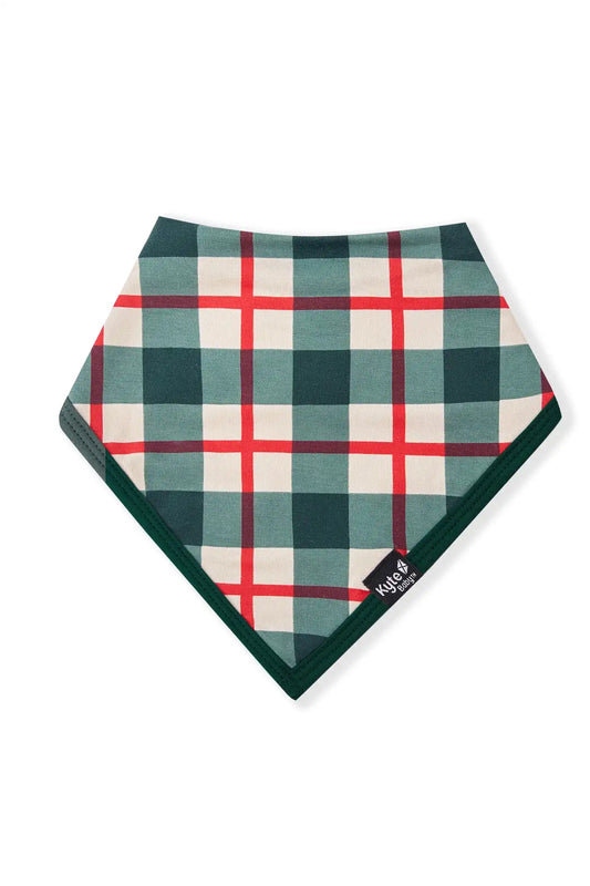 Bib in Holiday Plaid