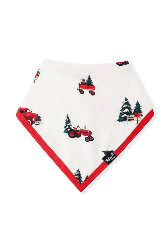 Bib in Holiday Tree Farm
