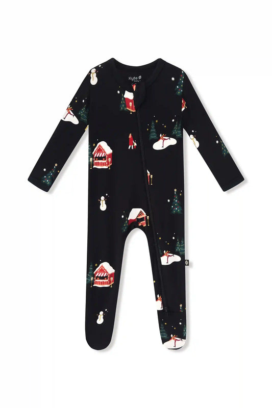 Zippered Footie in Winter Wonderland