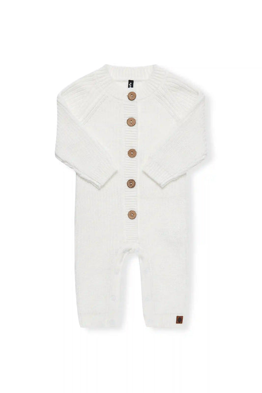 Chunky Knit Jumpsuit in Cloud