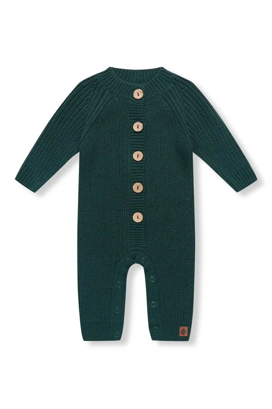 Chunky Knit Jumpsuit in Cypress