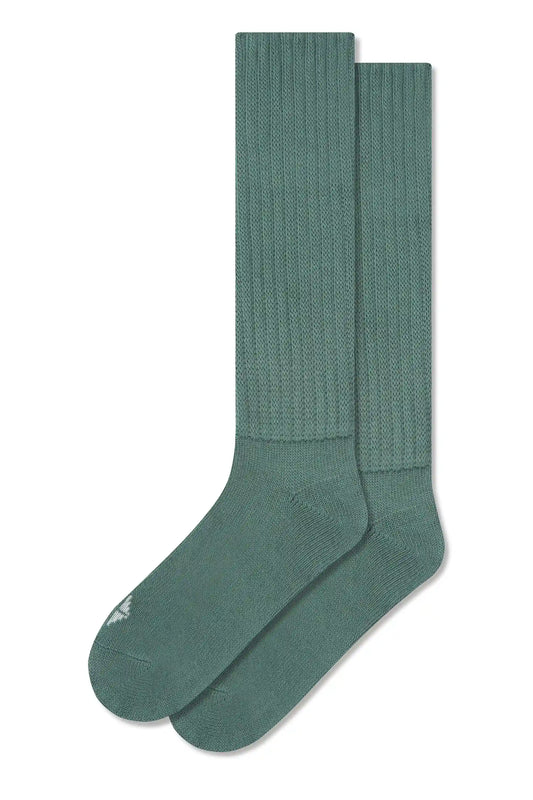 Adult Scrunch Socks in Pine
