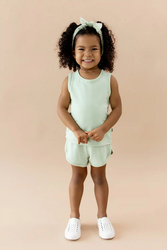 Tank Jogger Set in Basil