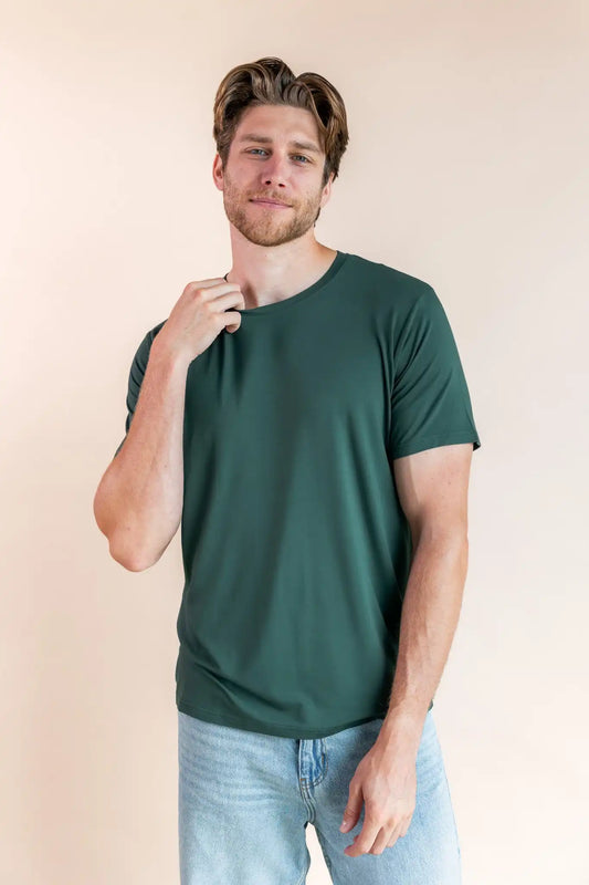 Men's Crew Neck Tee in Cypress