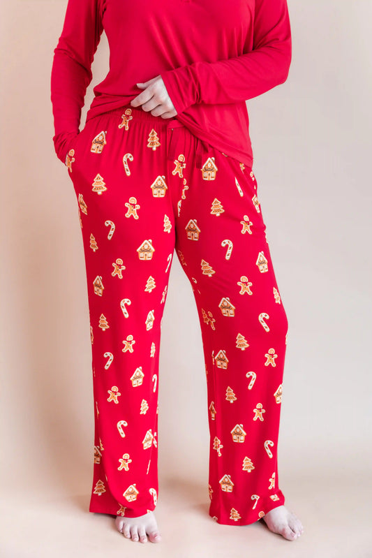 Women's Lounge Pants in Gingerbread