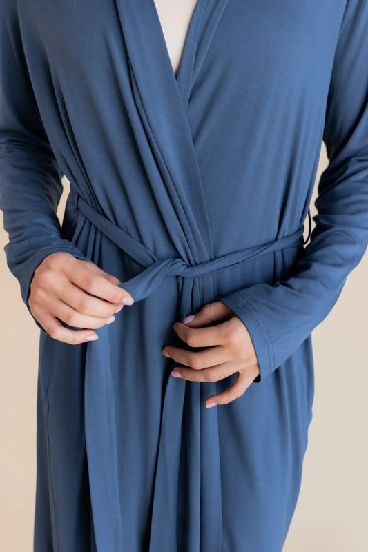 Women's Lounge Robe in Oxford