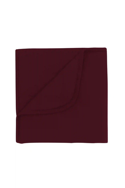 Baby Blanket in Burgundy 1.0